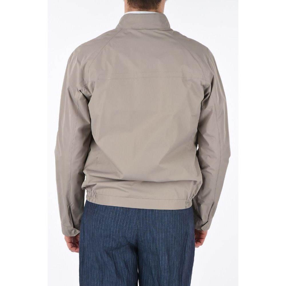 Corneliani Beige Polyester Jacket - Hilstor