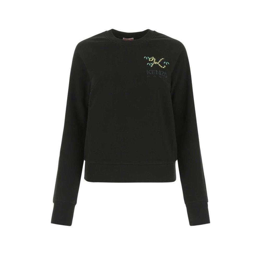 Kenzo Black Cotton Sweater - Hilstor