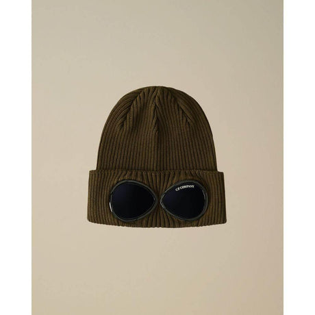 C.P. Company Black Wool Hats & Cap - Hilstor