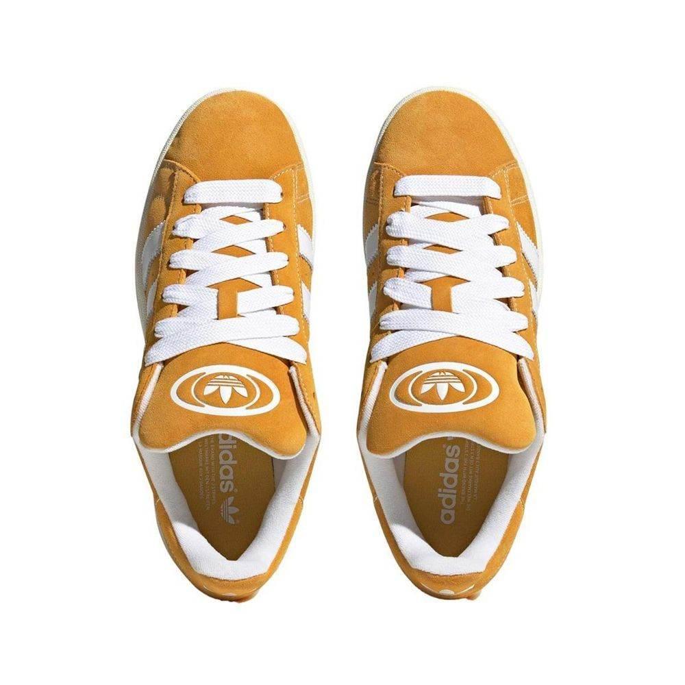 Adidas Orange Suede Leather Sneaker - Hilstor