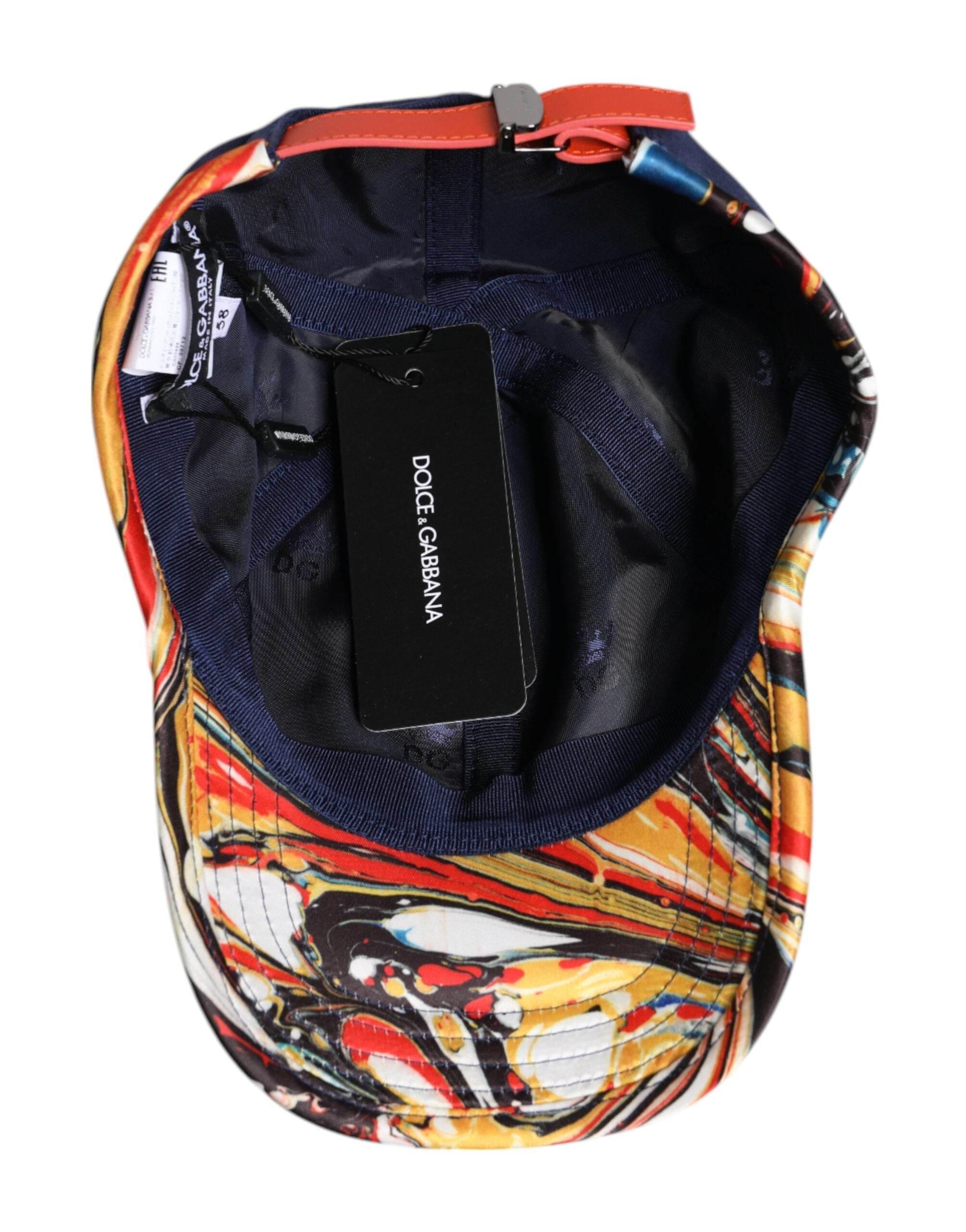 Dolce & Gabbana Blue Cotton 6 Panels Baseball Cap - Hilstor