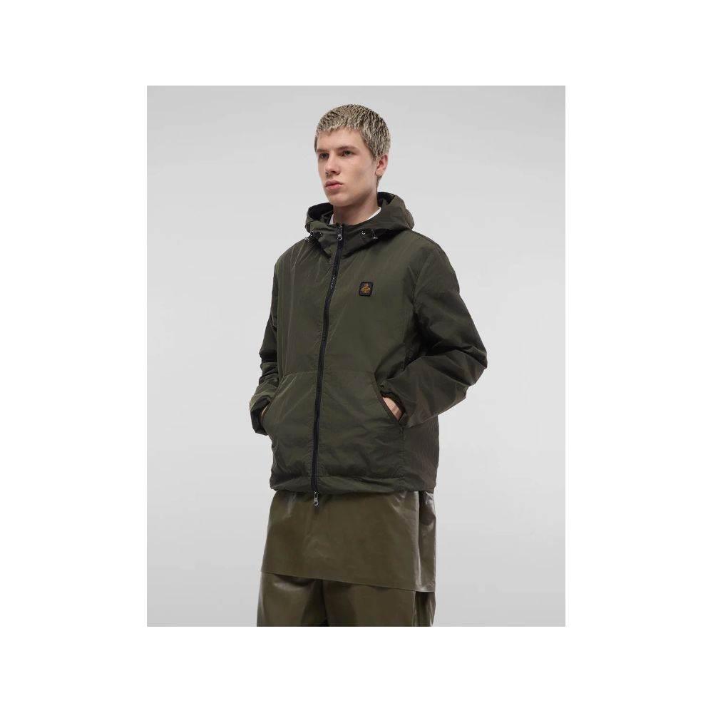 Refrigiwear Green Polyamide Men's Summer Jacket - Hilstor