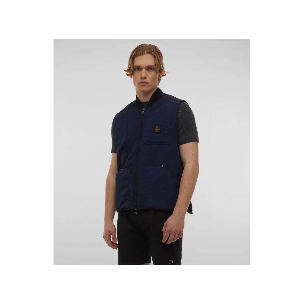 Refrigiwear Blue Polyamide Men Vest - Hilstor