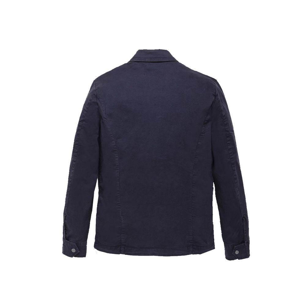 Refrigiwear Blue Cotton Men's Jacket - Hilstor