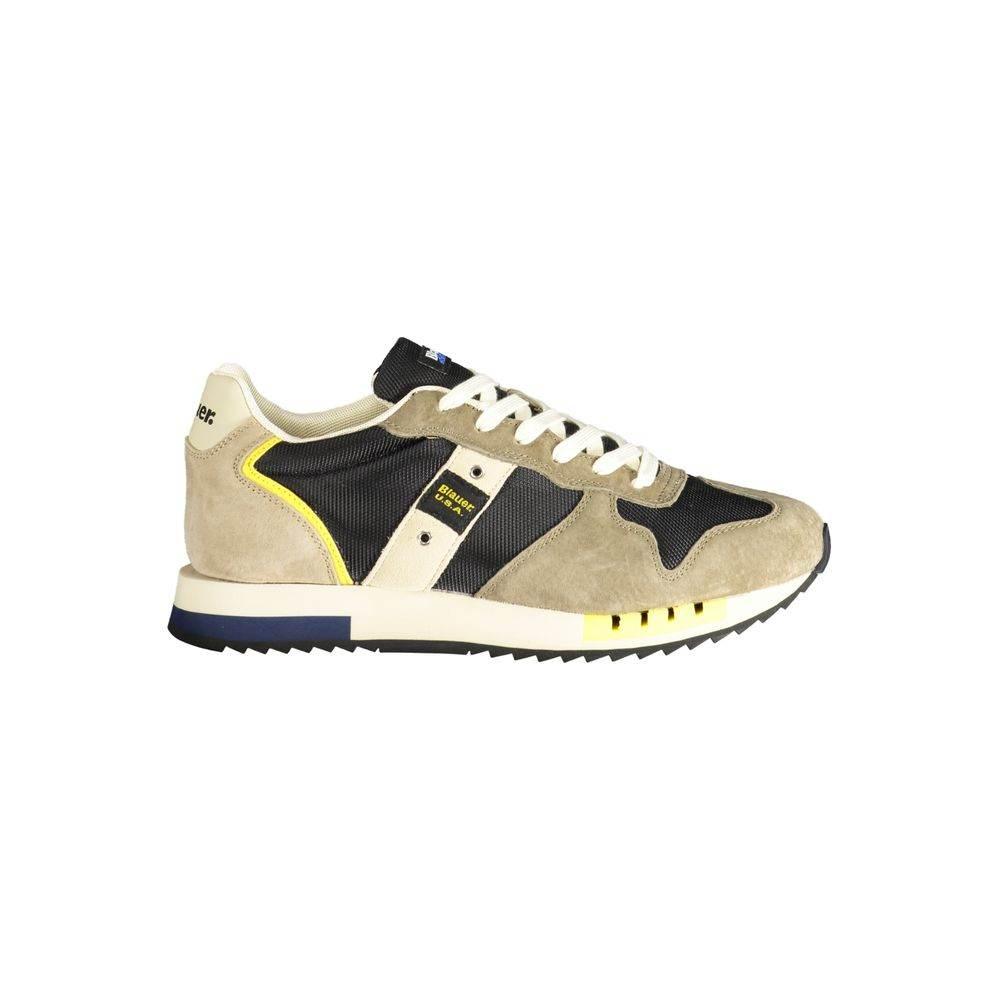 Blauer Green Polyester Sneaker - Hilstor