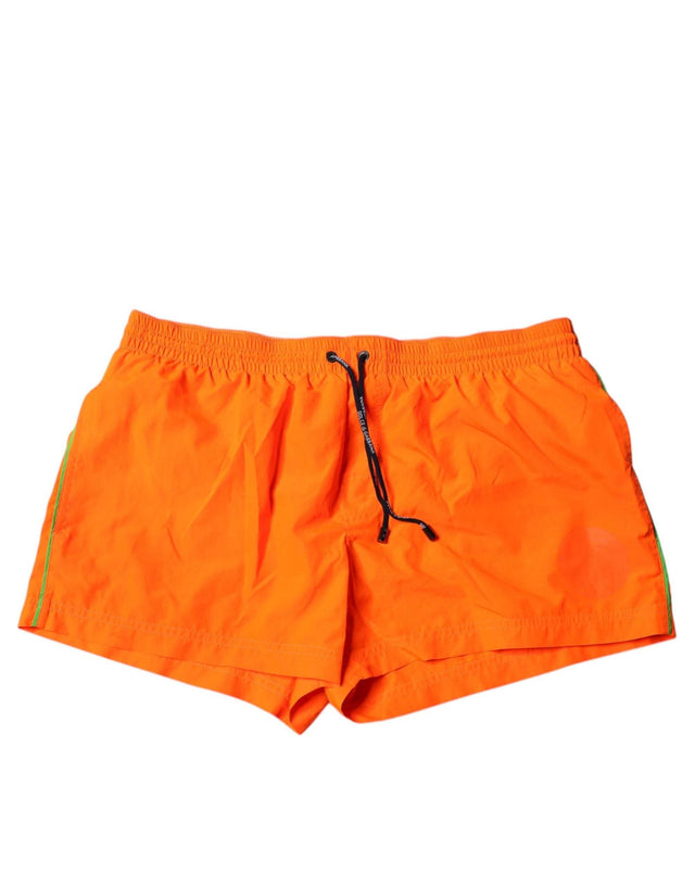 Dolce & Gabbana Orange Polyester Beachwear Shorts 2Pc Swimwear - Hilstor
