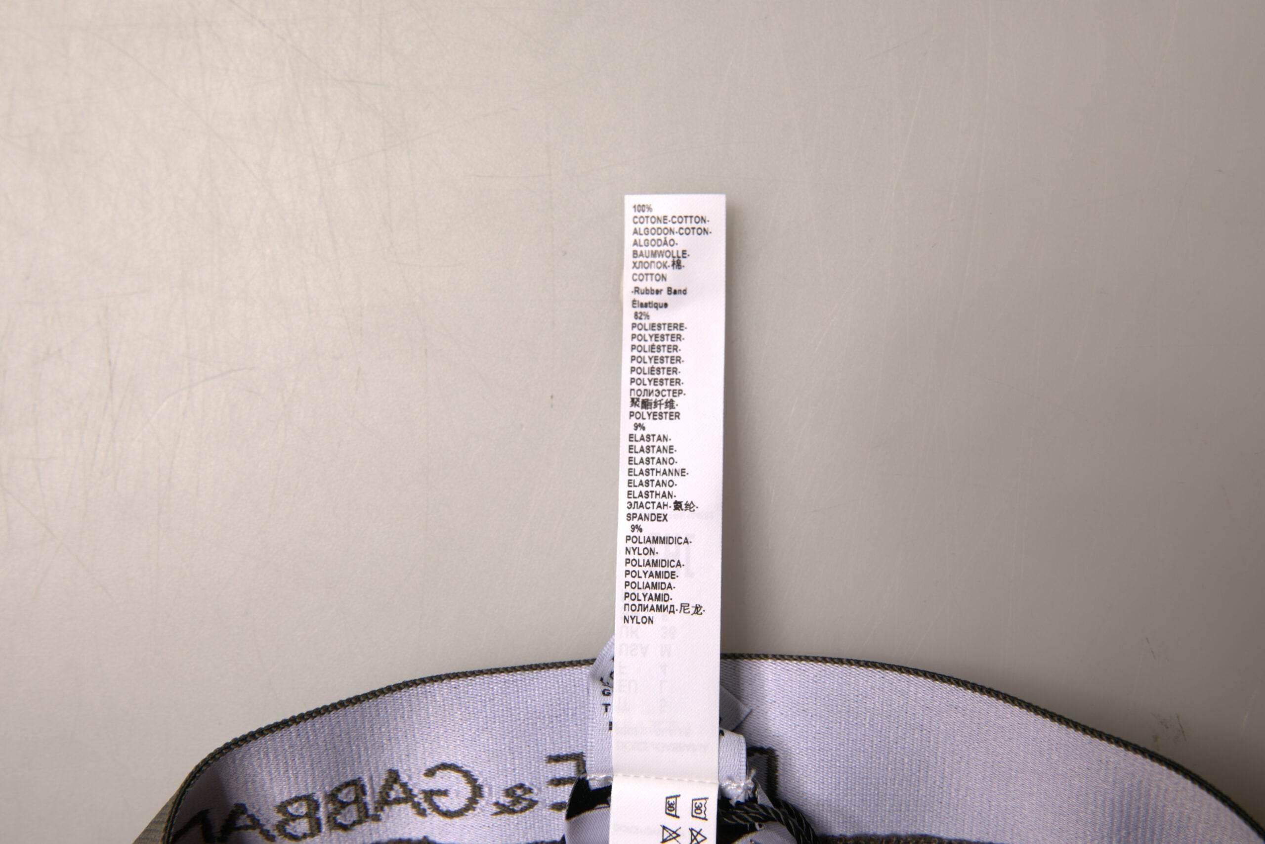 Dolce & Gabbana Gray Cotton Men Mid Slip Brief Underwear - Hilstor