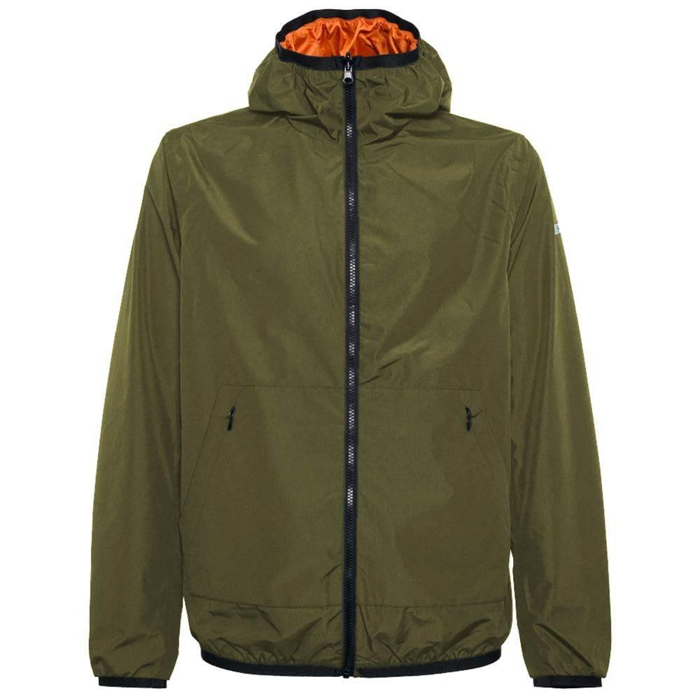 Refrigiwear Green Nylon Men's Reversible Jacket - Hilstor