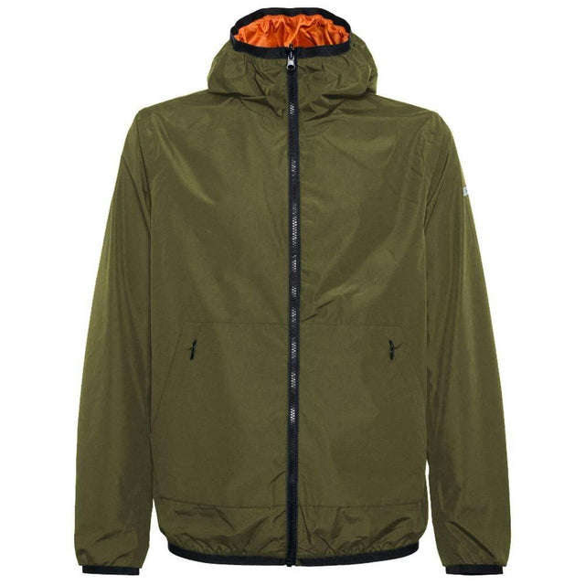 Refrigiwear Green Nylon Men's Reversible Jacket - Hilstor
