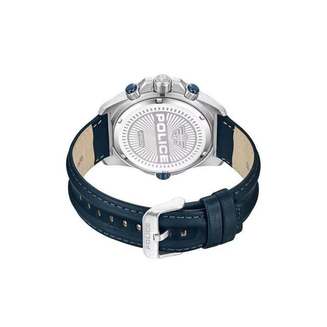 Police Blue Artificial Leather Watch - Hilstor