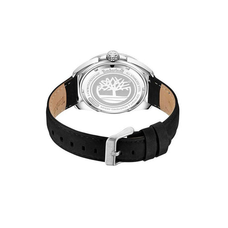 Timberland Black Leather Watch - Hilstor