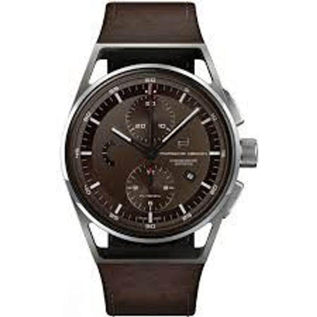 Porsche Design Brown Leather Watch - Hilstor