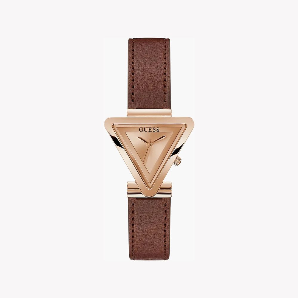 Guess Brown Leather Watch