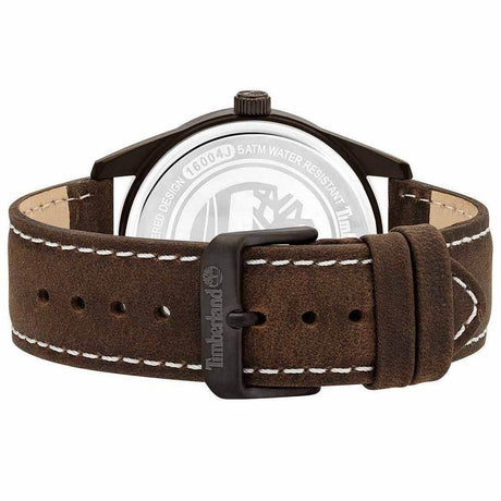 Timberland Brown Leather Watch - Hilstor