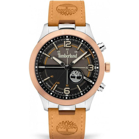 Timberland Brown Leather Watch - Hilstor