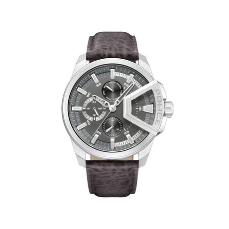 Police Brown Leather Watch - Hilstor