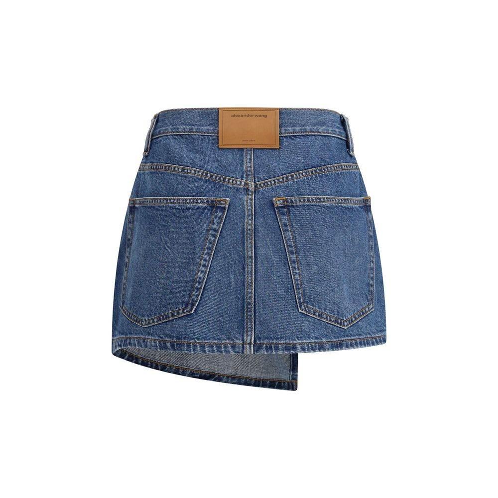 Alexander Wang Denim Miniskirt - Hilstor