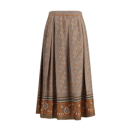 Valentino Knit lurex midi Skirt - Hilstor