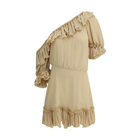 Saint Laurent One-shoulder silk Dress - Hilstor