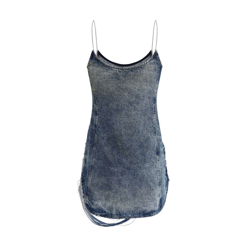 Diesel De-dra-short-fsg Mini Dress in denim - Hilstor