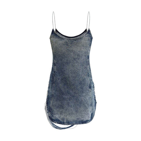 Diesel De-dra-short-fsg Mini Dress in denim - Hilstor