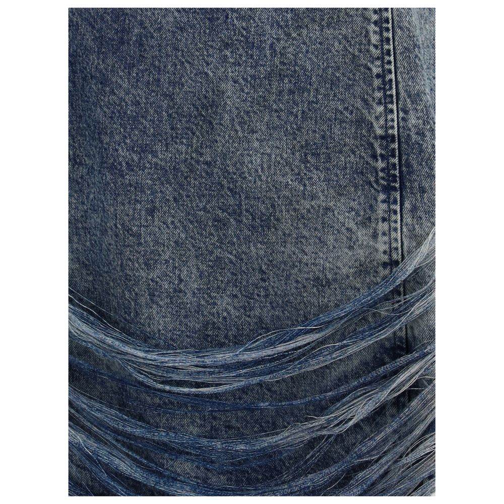 Diesel De-dra-short-fsg Mini Dress in denim - Hilstor