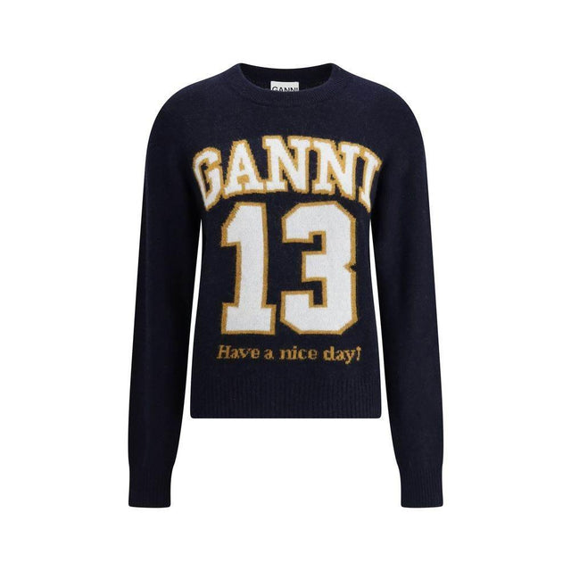 Ganni Baseball Sweater - Hilstor