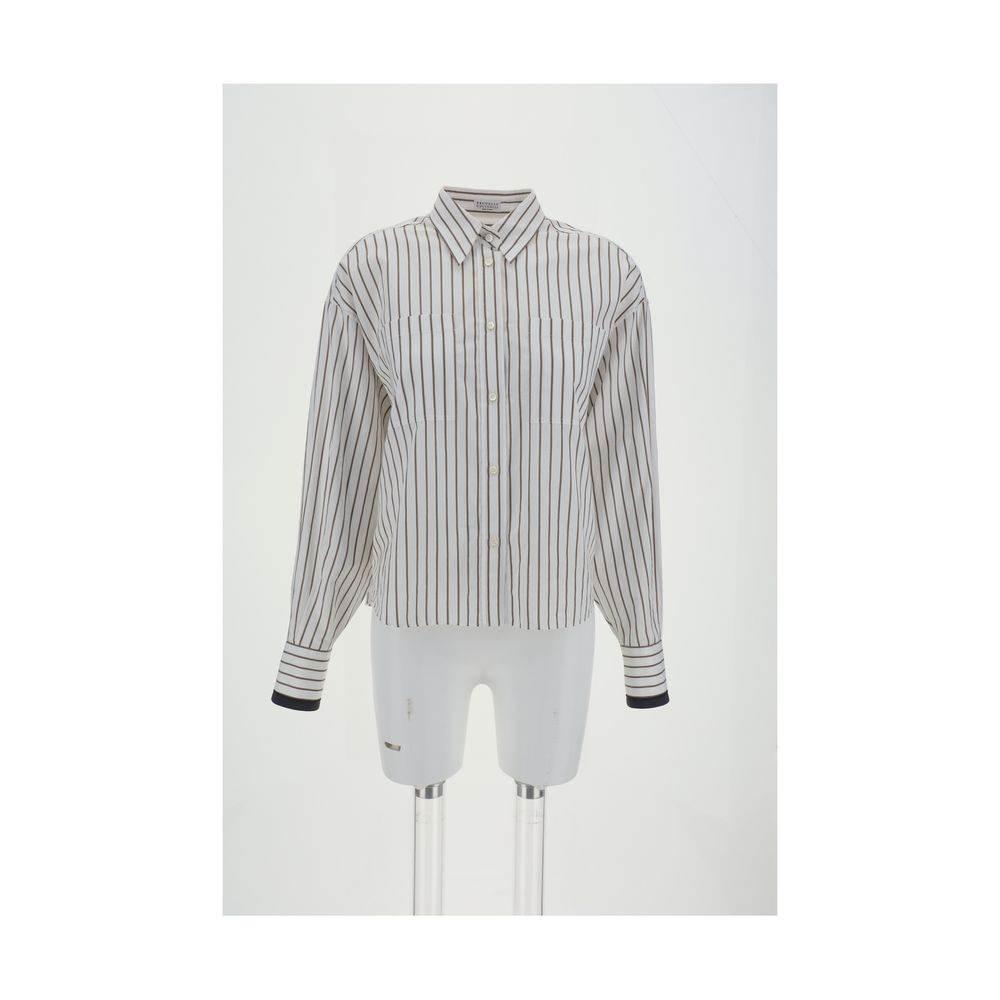 Brunello Cucinelli Striped Shirt - Hilstor