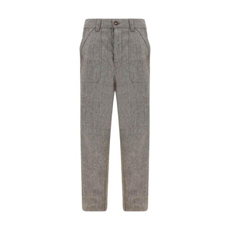 Brunello Cucinelli Linen Pants - Hilstor