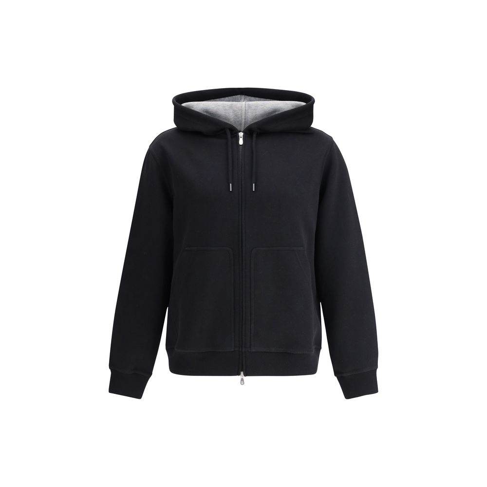 Brunello Cucinelli Monochrome Hoodie - Hilstor