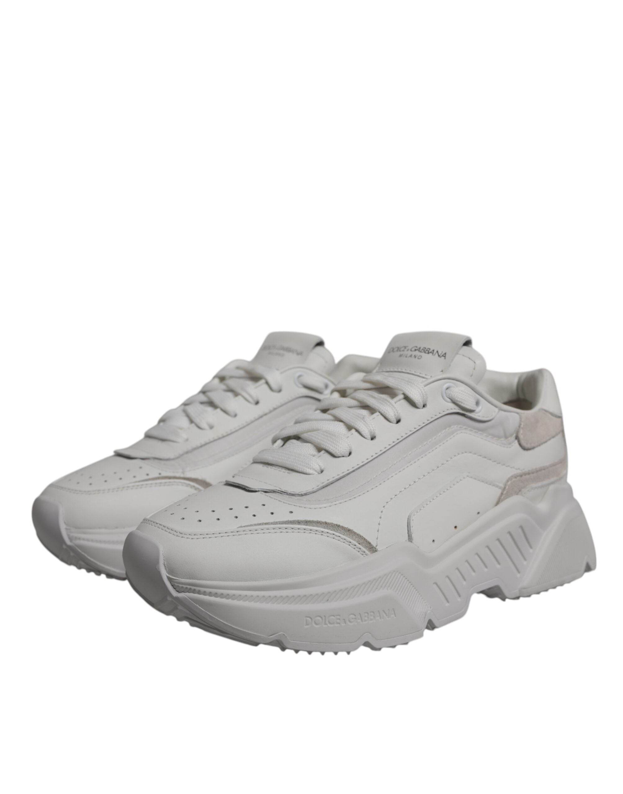 Dolce & Gabbana White Daymaster Low Top Sneakers Shoes - Hilstor