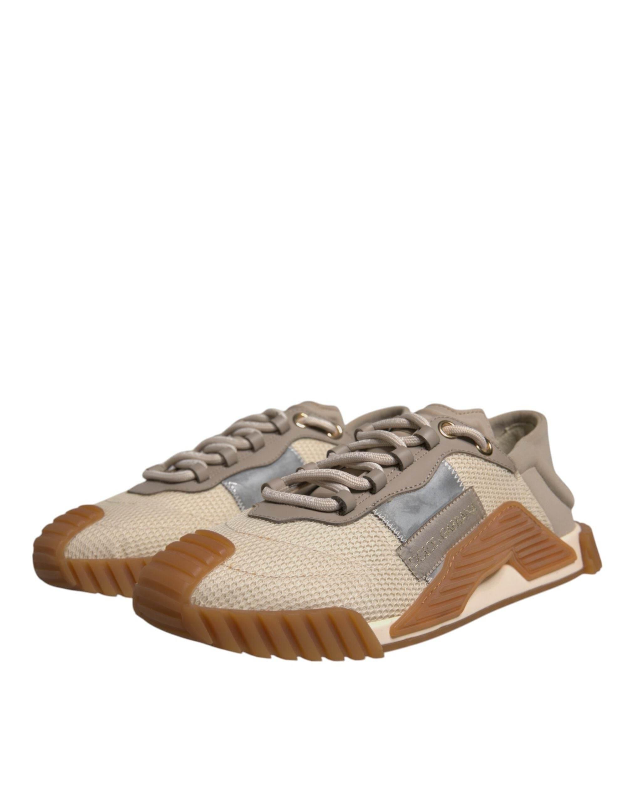 Dolce & Gabbana Multicolor Lace Up Low Top NS1 Sneakers Shoes - Hilstor