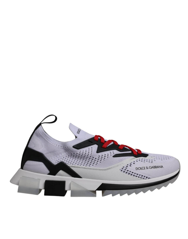 Dolce & Gabbana White SORRENTO Sport Stretch Sneakers Shoes - Hilstor