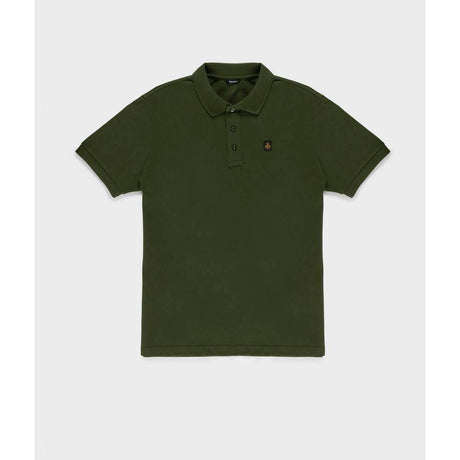 Refrigiwear Green Cotton Polo Shirt - Hilstor