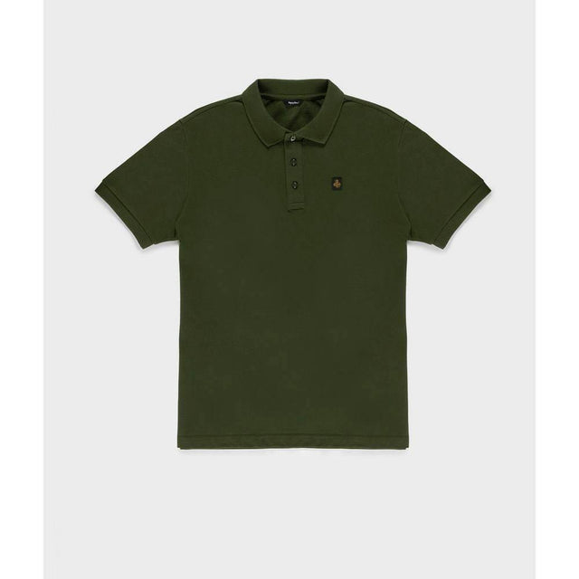 Refrigiwear Green Cotton Polo Shirt - Hilstor