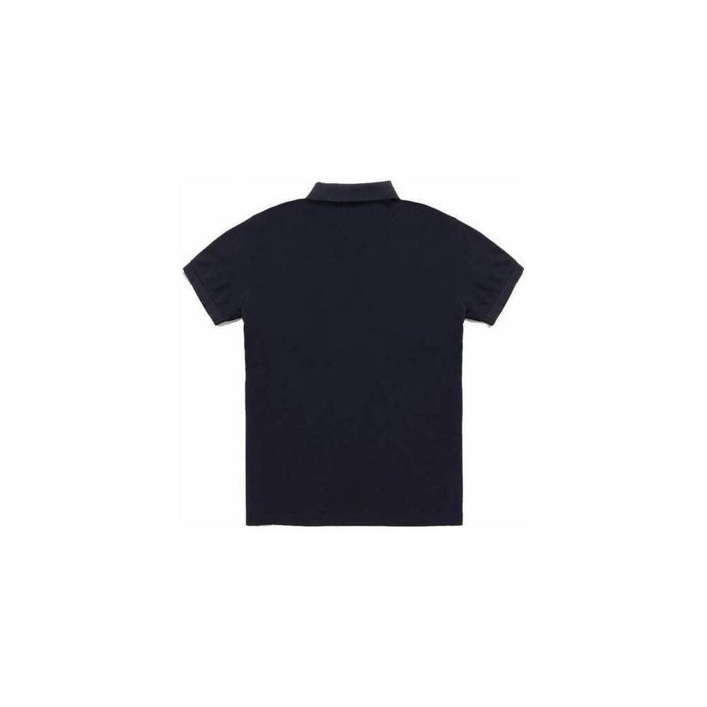 Refrigiwear Blue Cotton Polo Shirt - Hilstor