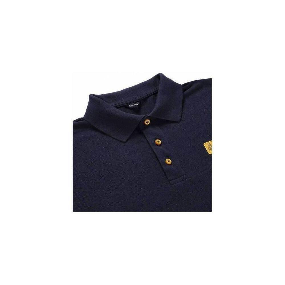 Refrigiwear Blue Cotton Polo Shirt - Hilstor