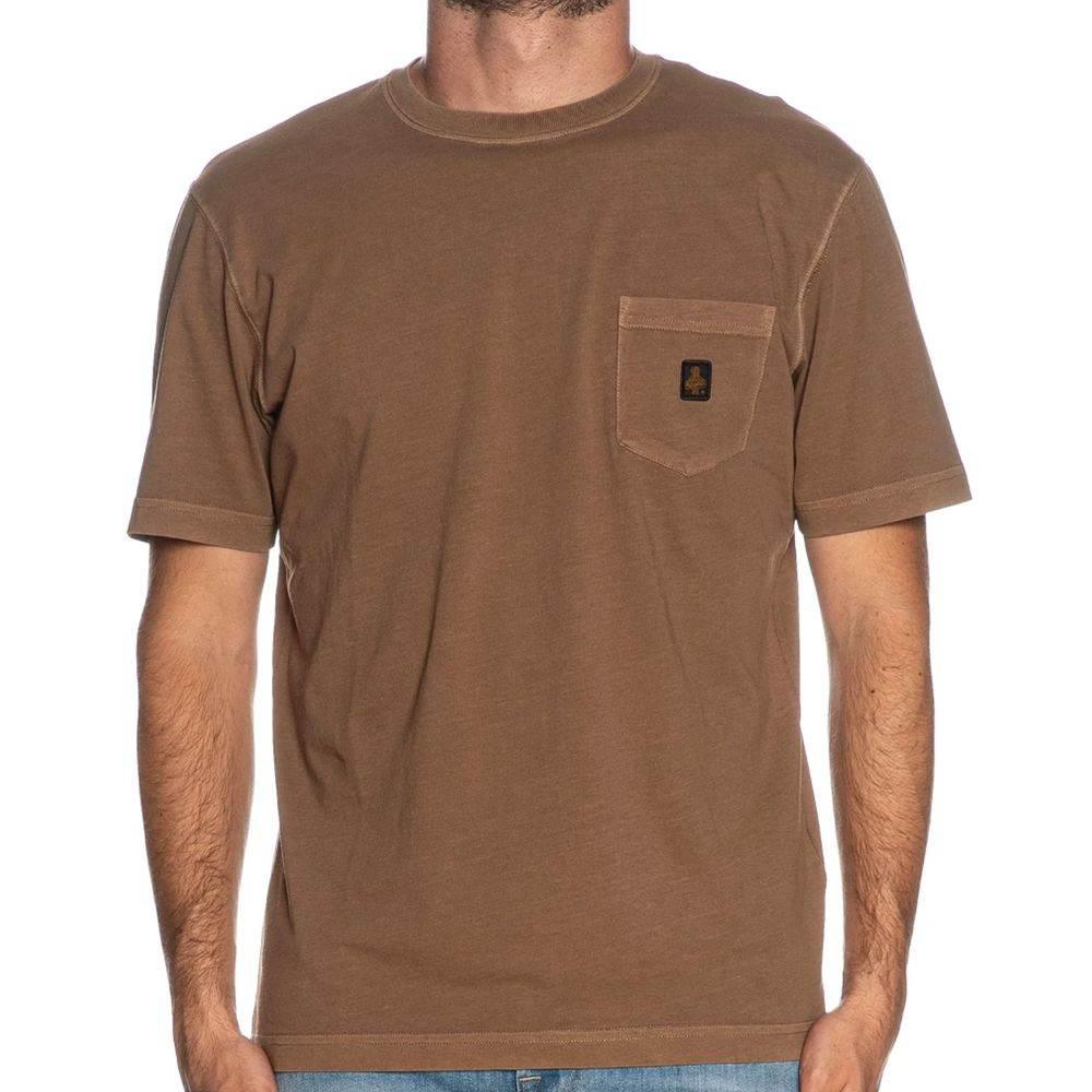 Refrigiwear Brown Cotton T-Shirt - Hilstor