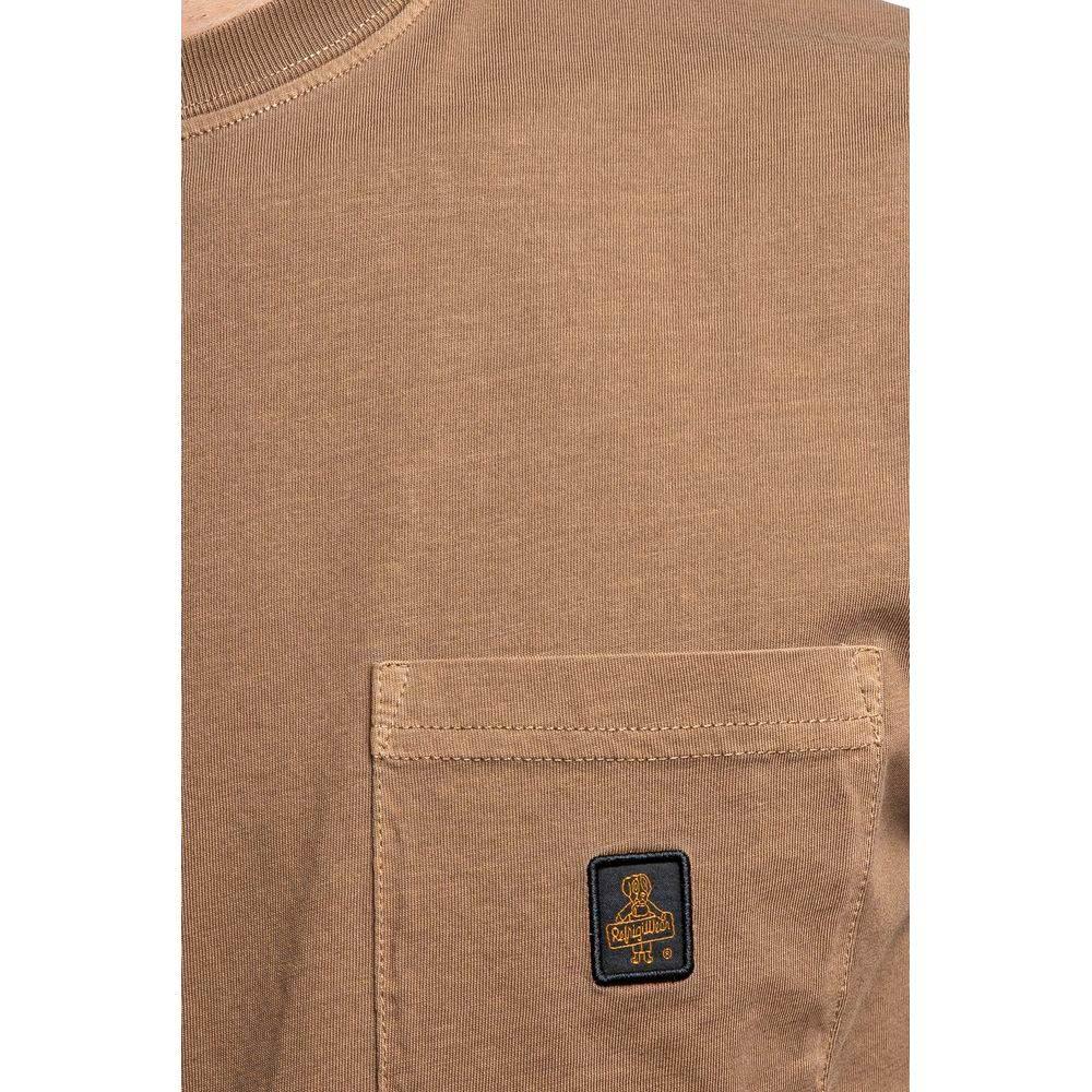 Refrigiwear Brown Cotton T-Shirt - Hilstor