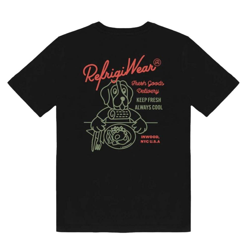 Refrigiwear Black Cotton T-Shirt - Hilstor