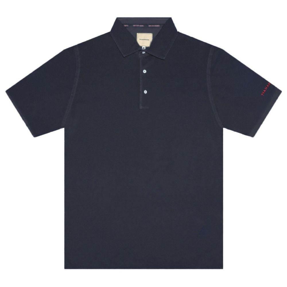Tramarossa Blue Cotton Polo Shirt - Hilstor