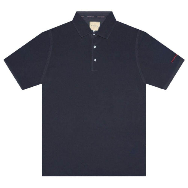 Tramarossa Blue Cotton Polo Shirt - Hilstor