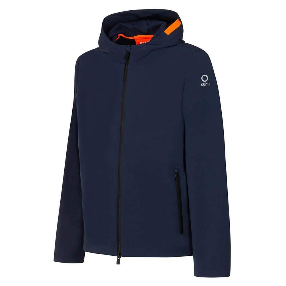 Suns Blue Polyester Men's Jacket - Hilstor