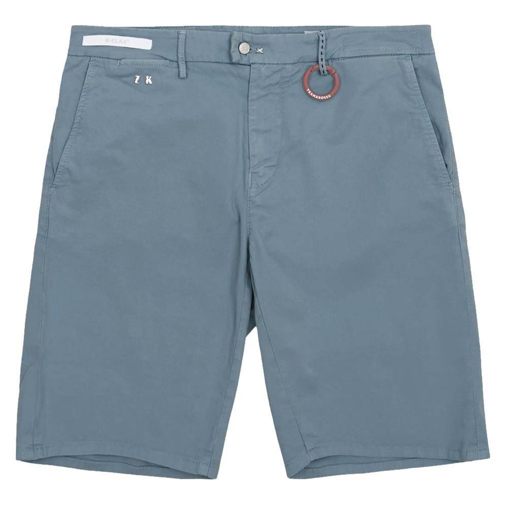 Tramarossa Light Blue Linen Men Short - Hilstor