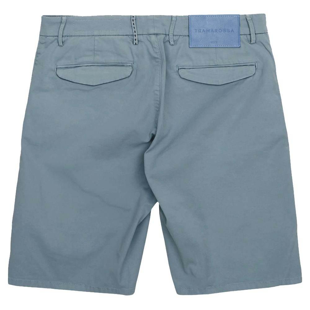 Tramarossa Light Blue Linen Men Short - Hilstor