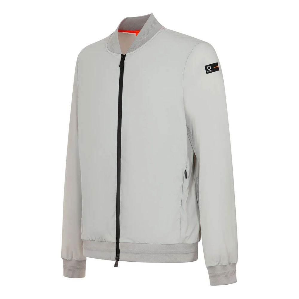 Suns Gray Nylon Men Jacket - Hilstor