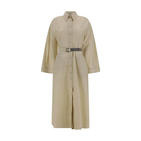 Brunello Cucinelli Cotton long Dress - Hilstor