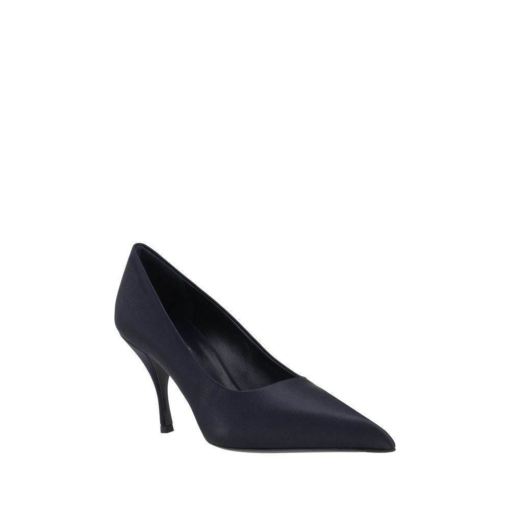 Prada Silk Satin Pumps - Hilstor
