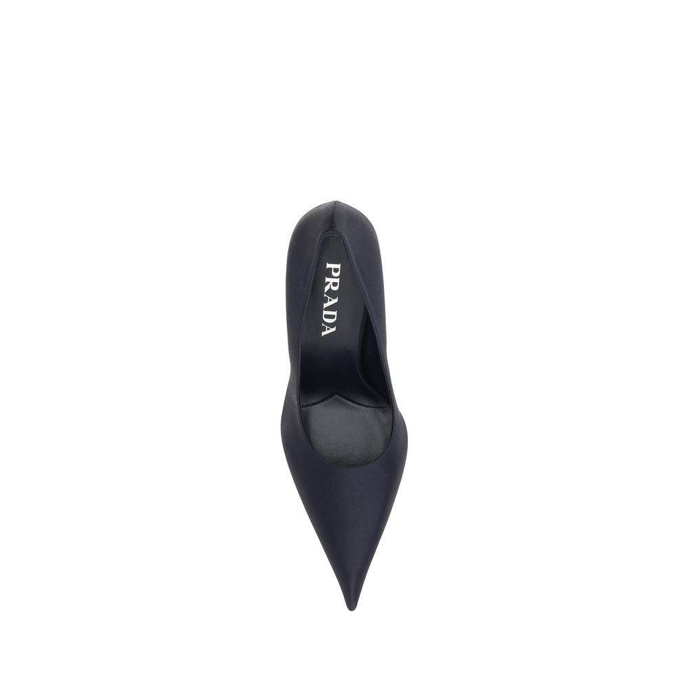Prada Silk Satin Pumps - Hilstor