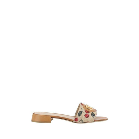 Valentino Garavani Cherry jacquard fabric Sandals - Hilstor